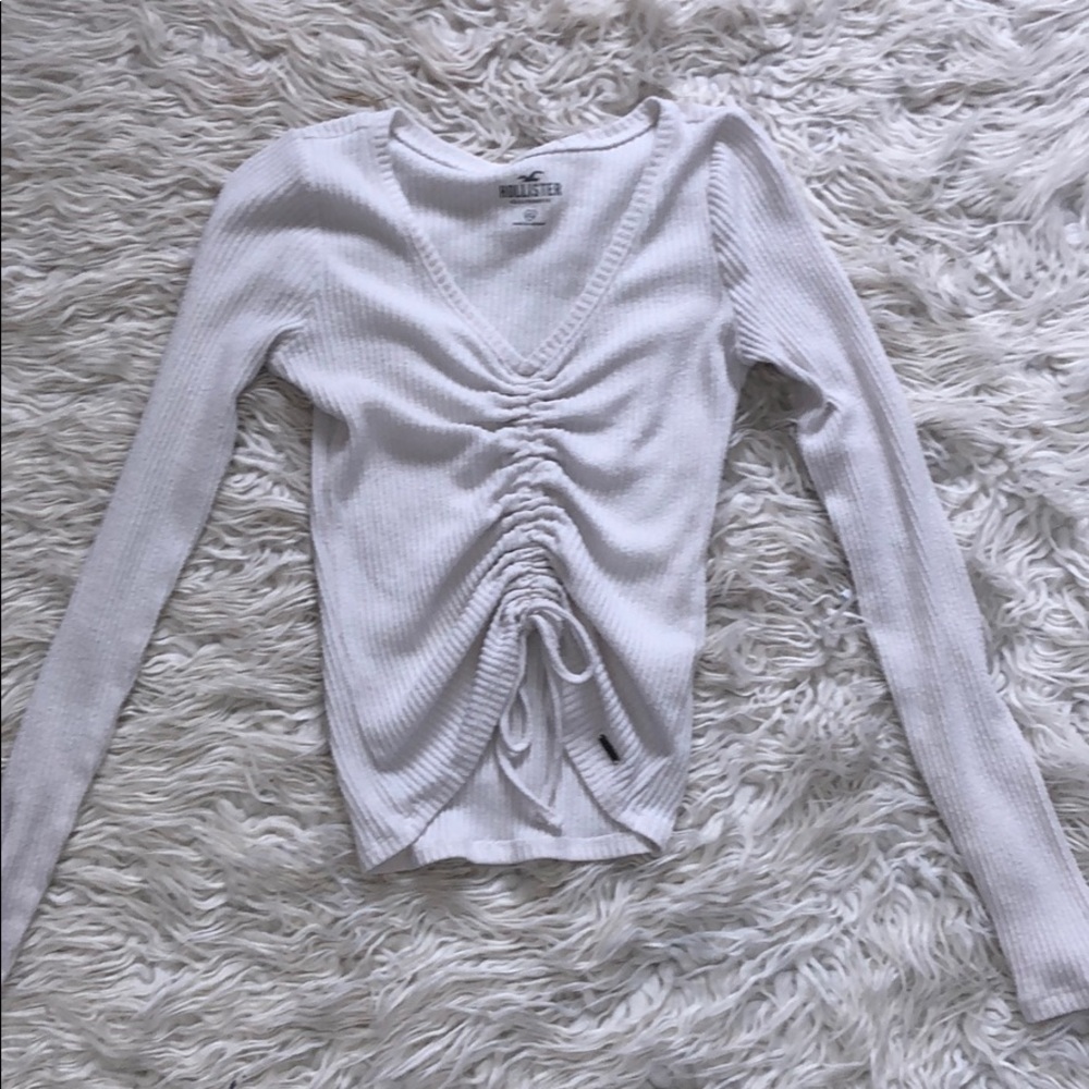 ruched crop top
